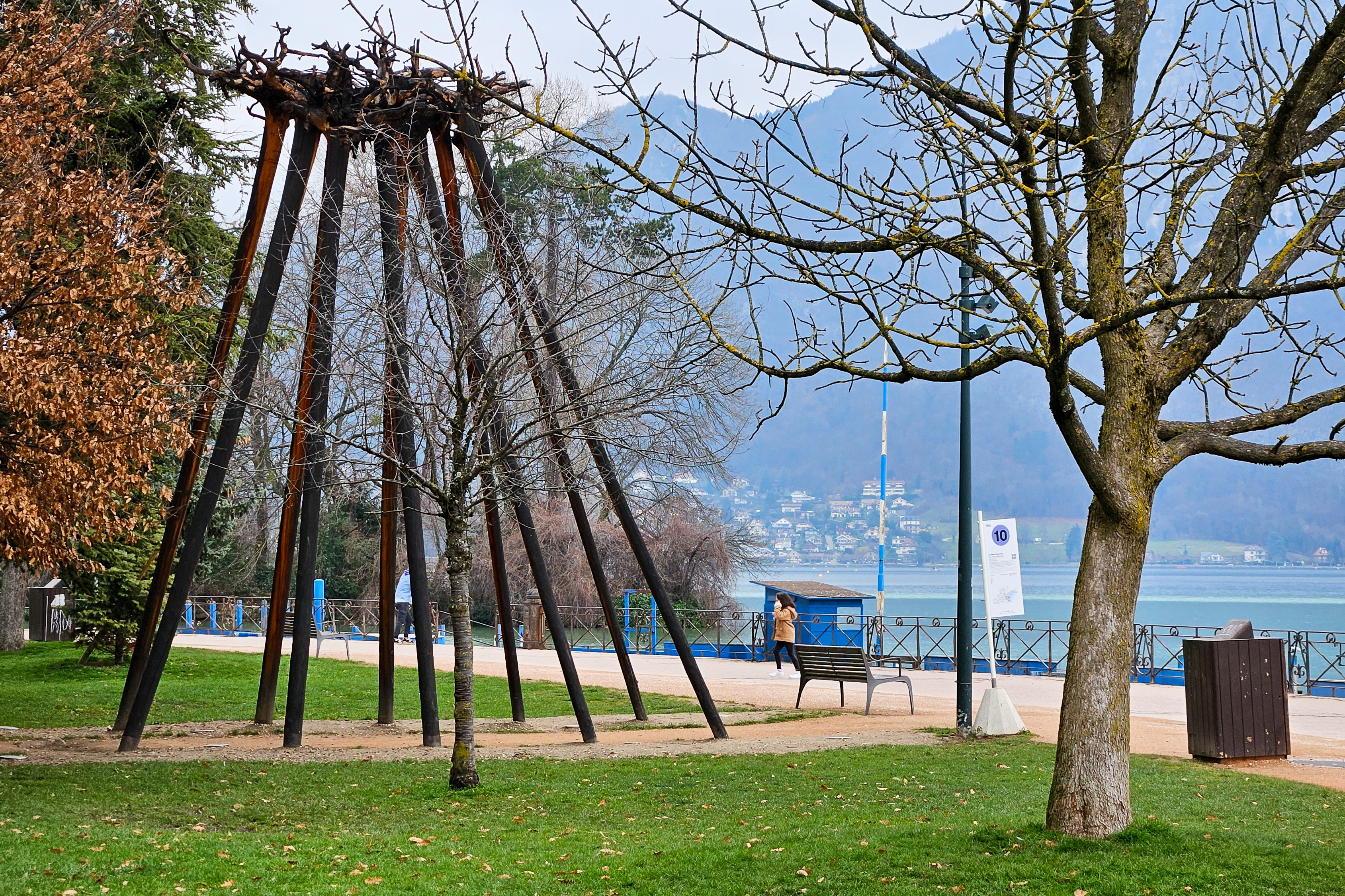Installation  im Jardins de l'Europe